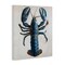 Stupell Industries Cyan Crustacean Lobster Canvas Wall Art Design by Petal Prints Design